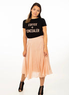 COFFEE + CONCEALER Breastfeeding T-shirt (Black) - The Milky Tee Company