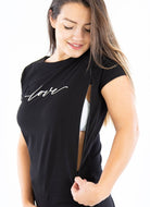 LOVE Breastfeeding T-shirt (Black) - The Milky Tee Company