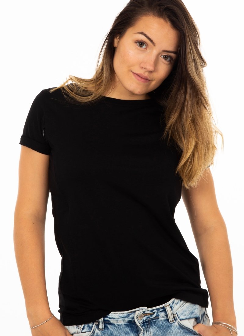 PLAIN BLACK Breastfeeding T-shirt - The Milky Tee Company