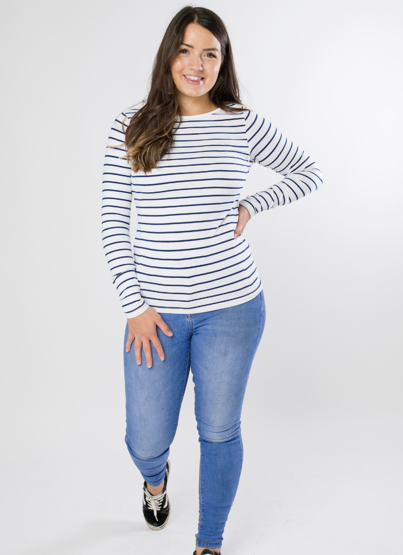 Striped nursing top online